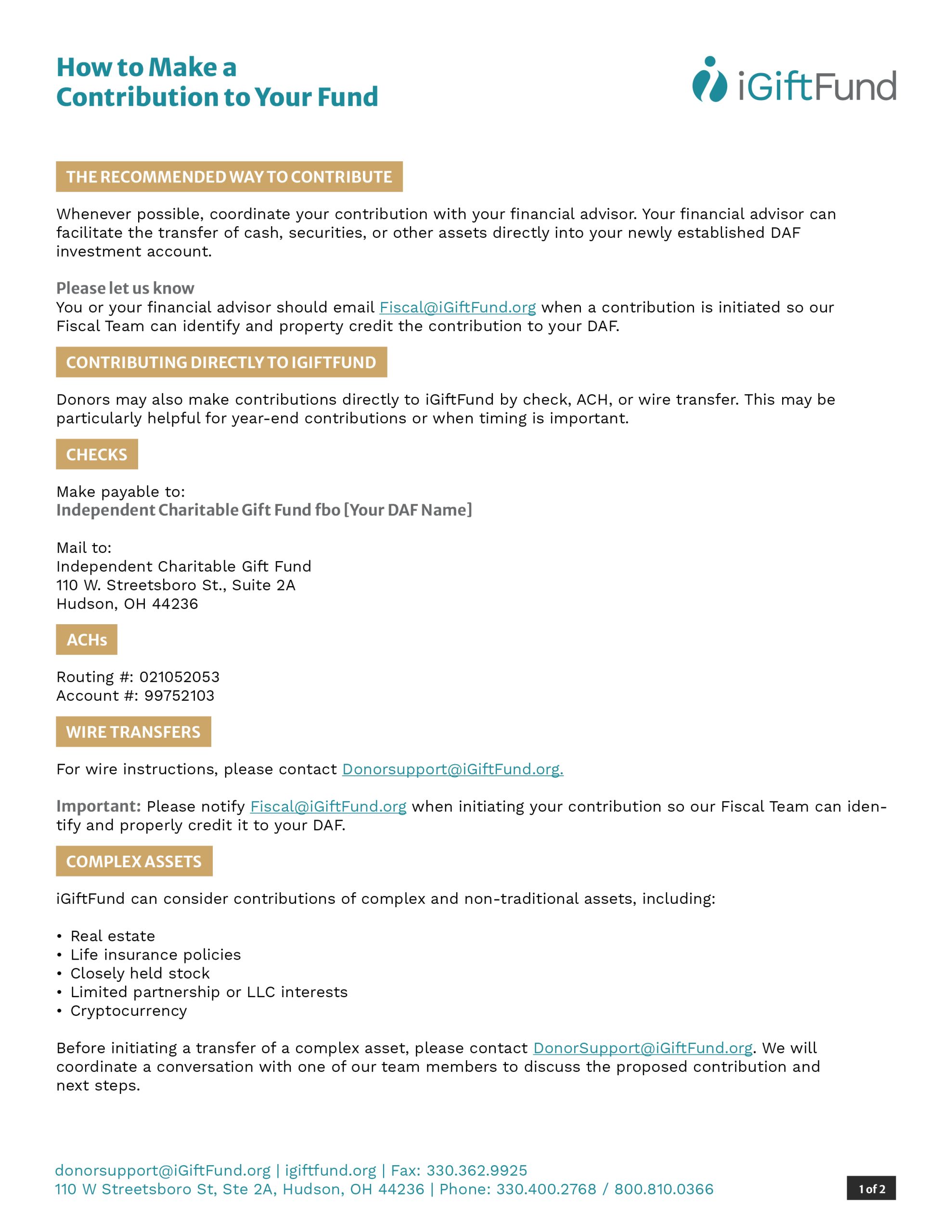 How to Make a Contribution (3.1)